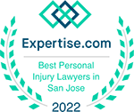 Rated best personal injury lawyers in San Jose by expertise.com in 2022