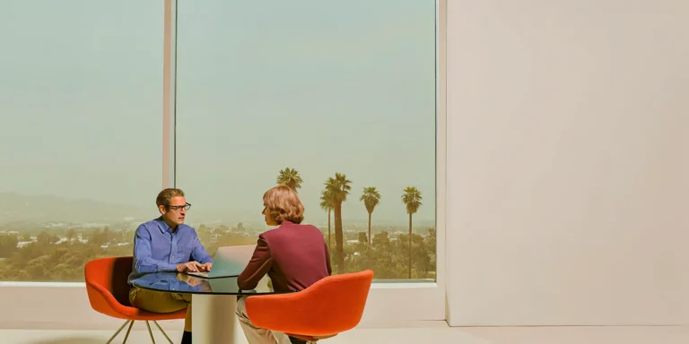 Los Angeles personal injury lawyer offering a free consultation to a potential client.