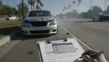 Uninsured driver accident in California