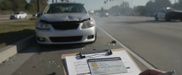 Uninsured driver accident in California