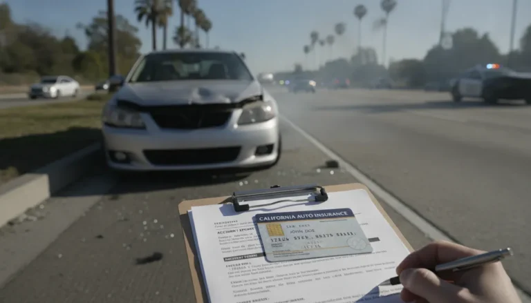 Uninsured driver accident in California