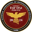 National Association of Distinguished Counsel Nation's Top One Percent 2024