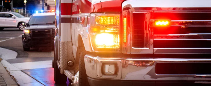 Los Angeles, CA – Seven Injured in Multi-Vehicle Crash at W 111th Pl & S Grand Ave