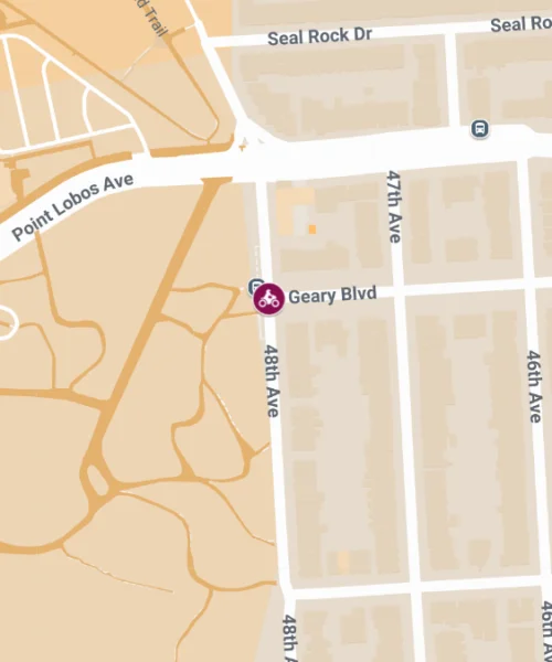 San Francisco, CA – Motorcyclist Injured in Accident at 48th Ave & Geary Blvd