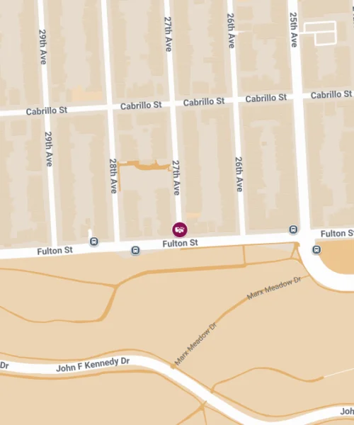 San Francisco, CA – Car Crash With Injuries at Fulton St & 27th Ave