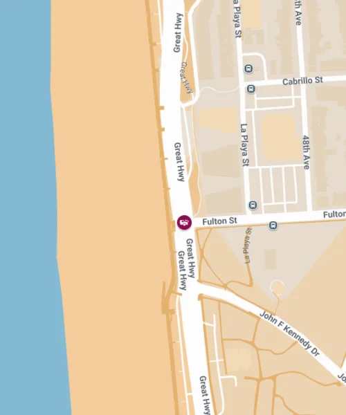San Francisco, CA – Collision with Injuries at Fulton St & Great Hwy